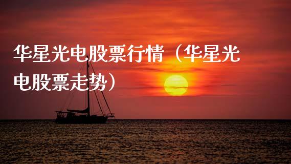 华星光电股票行情（华星光电股票走势）_https://www.fsyjjx.cn_股票指导_第1张