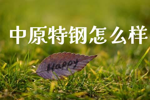 中原特钢怎么样_https://www.fsyjjx.cn_期货在线_第1张