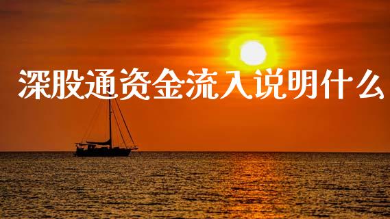 深股通资金流入说明什么_https://www.fsyjjx.cn_期货研报_第1张